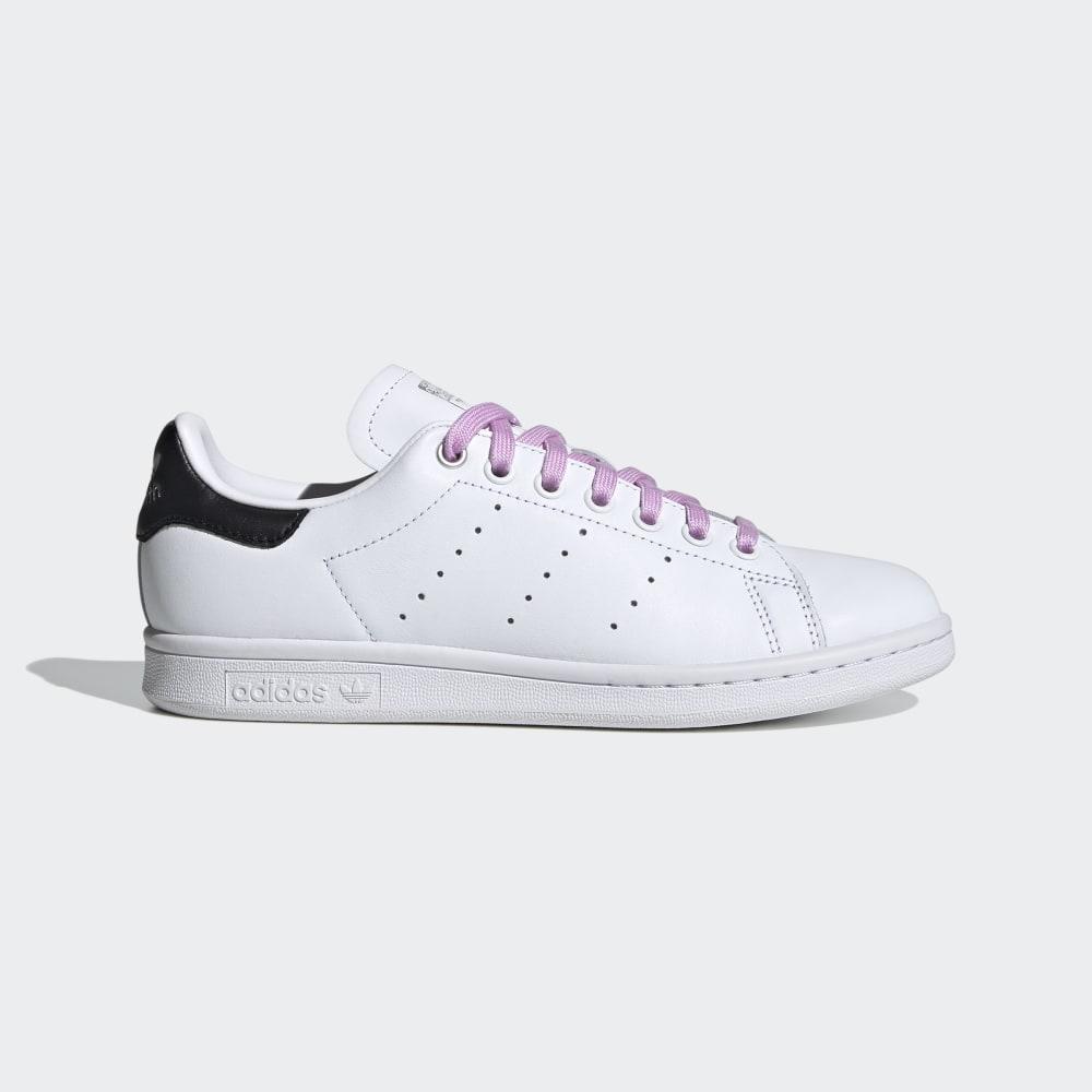 Originals Adidas Stan Smith Dama Romania - Albi/Negrii EH2039